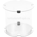 Коробка для торта прозрачная ТУБУС 20х20 см
